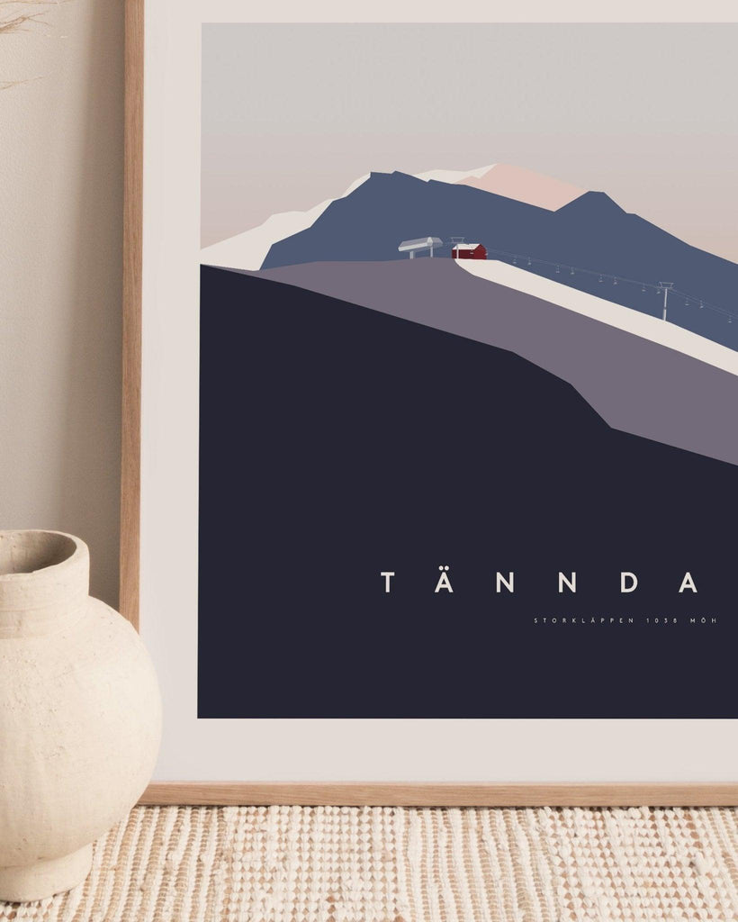 Tänndalen poster - Frost - Fjelltopp